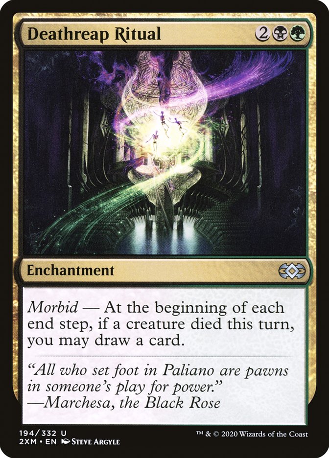 Deathreap Ritual [Double Masters] Foil