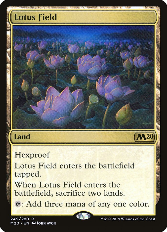 Lotus Field [Core Set 2020] Foil