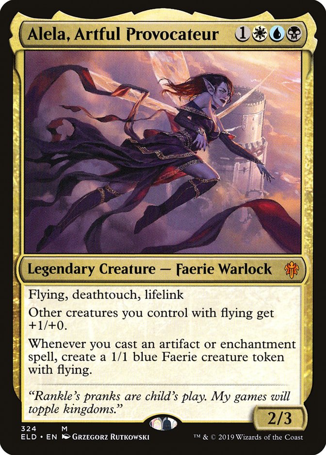Alela, Artful Provocateur [Throne of Eldraine] Foil