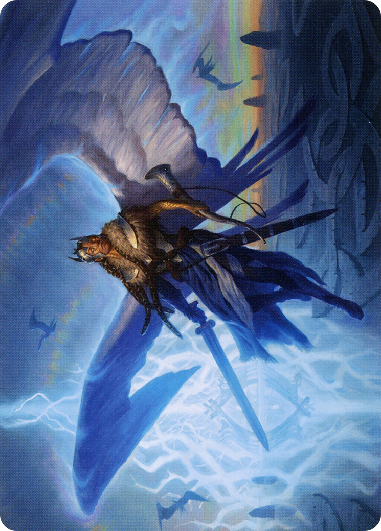 Righteous Valkyrie // Righteous Valkyrie  [Art Series: Kaldheim] (Borderless) Foil