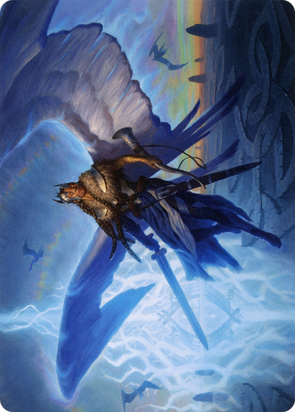 Righteous Valkyrie // Righteous Valkyrie  [Art Series: Kaldheim] (Borderless) Foil