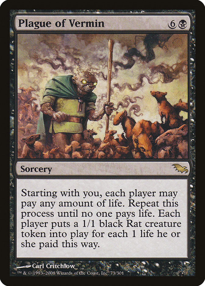 Plague of Vermin [Shadowmoor] Foil