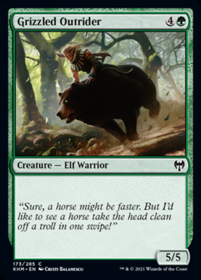 Grizzled Outrider [Kaldheim] Foil