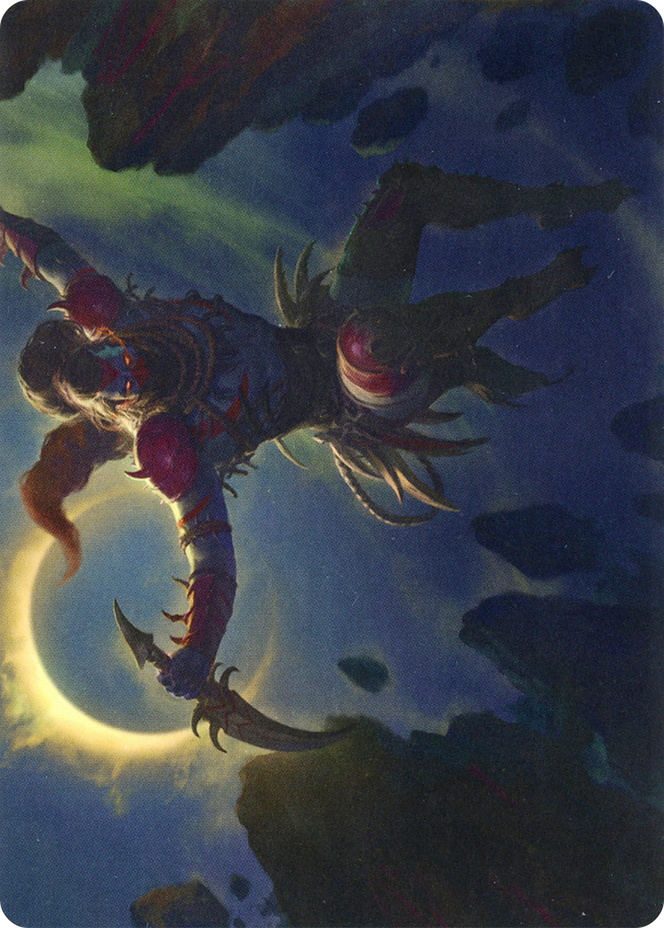 Nighthawk Scavenger // Nighthawk Scavenger  [Zendikar Rising Art Series] (Borderless) Foil