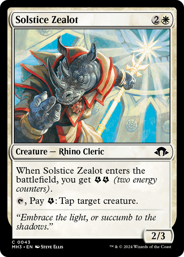 Solstice Zealot [Modern Horizons 3] Foil
