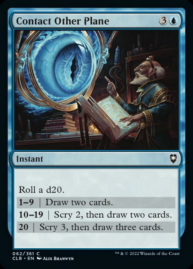 Contact Other Plane [Commander Legends: Battle for Baldur's Gate] Foil