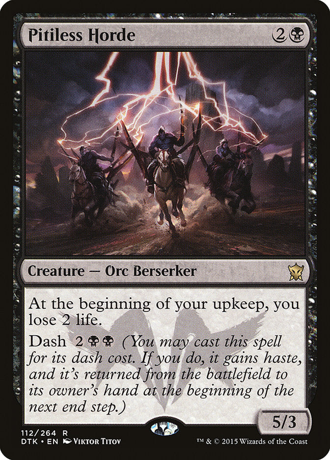 Pitiless Horde [Dragons of Tarkir] Foil