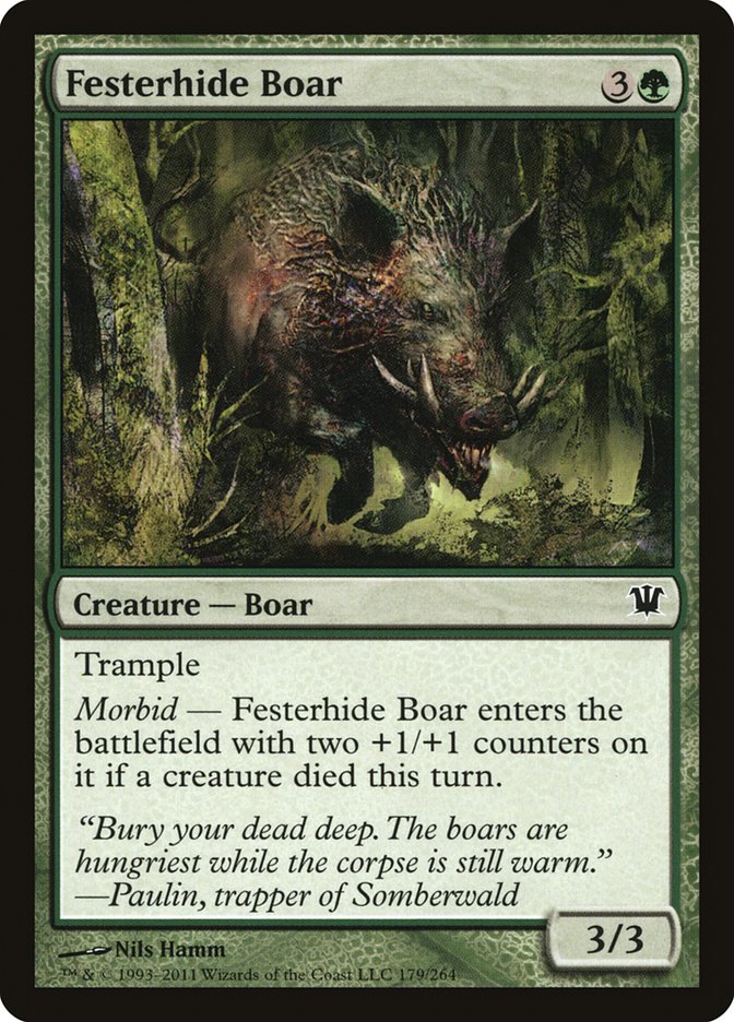 Festerhide Boar [Innistrad] Foil