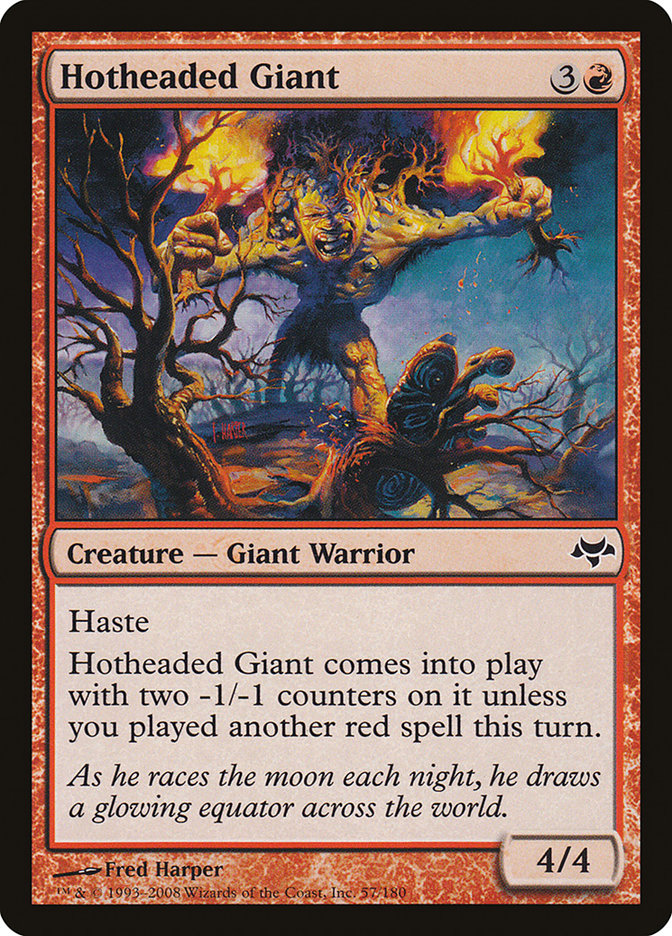 Hotheaded Giant [Eventide] Foil