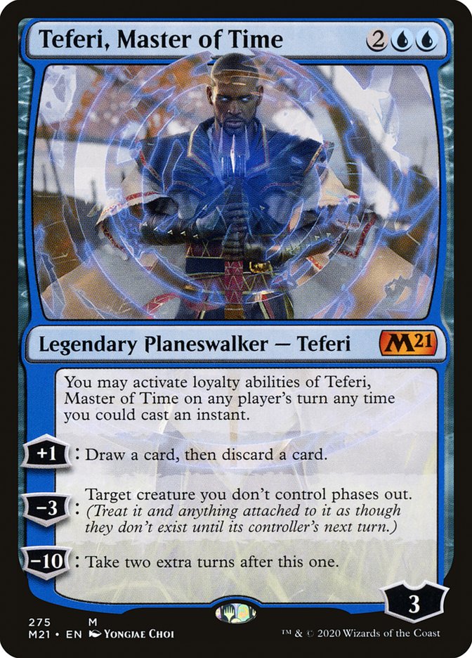 Teferi, Master of Time (275) [Core Set 2021] Foil