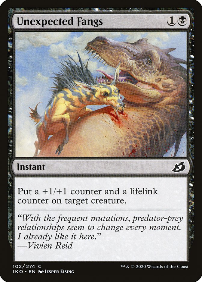 Unexpected Fangs [Ikoria: Lair of Behemoths] Foil