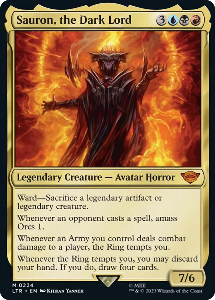 Sauron, the Dark Lord [The Lord of the Rings: Tales of Middle-Earth] Foil