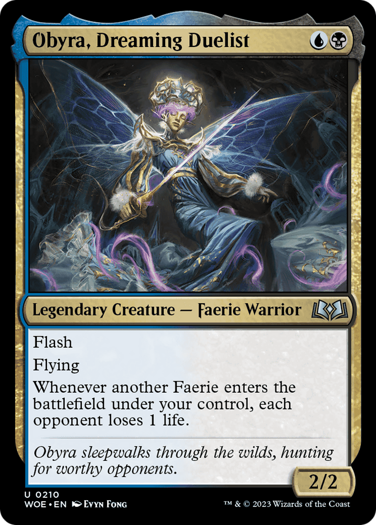 Obyra, Dreaming Duelist [Wilds of Eldraine] Foil