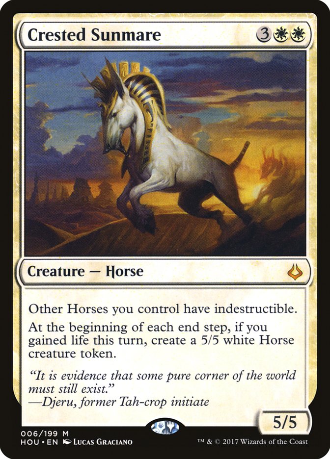 Crested Sunmare [Hour of Devastation] Foil