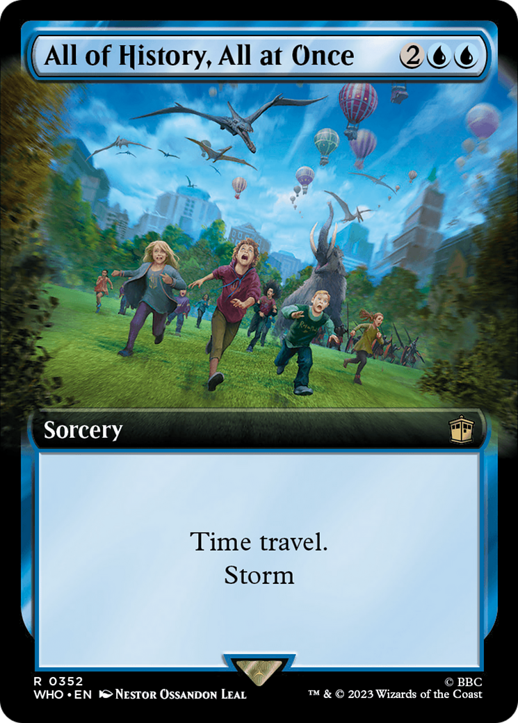 All of History, All at Once (Extended Art) [Doctor Who] Foil
