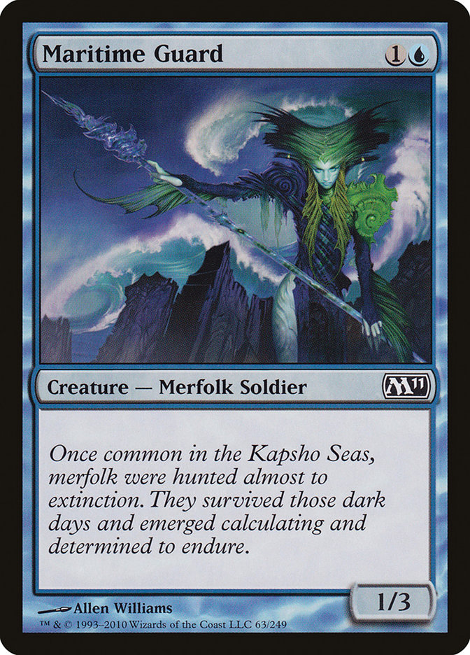 Maritime Guard [Magic 2011] Foil