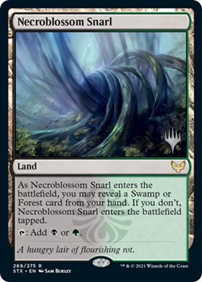 Necroblossom Snarl (Promo Pack) [Strixhaven: School of Mages Promos] Foil