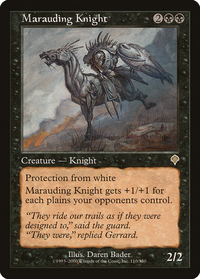 Marauding Knight [Invasion] Foil