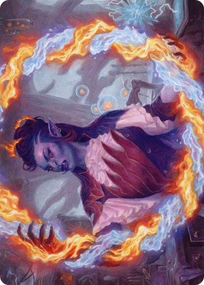 Rootha, Mercurial Artist // Rootha, Mercurial Artist  [Strixhaven Art Series] (Borderless)