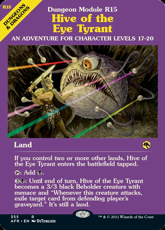 Hive of the Eye Tyrant (Dungeon Module) [Dungeons & Dragons: Adventures in the Forgotten Realms] Foil