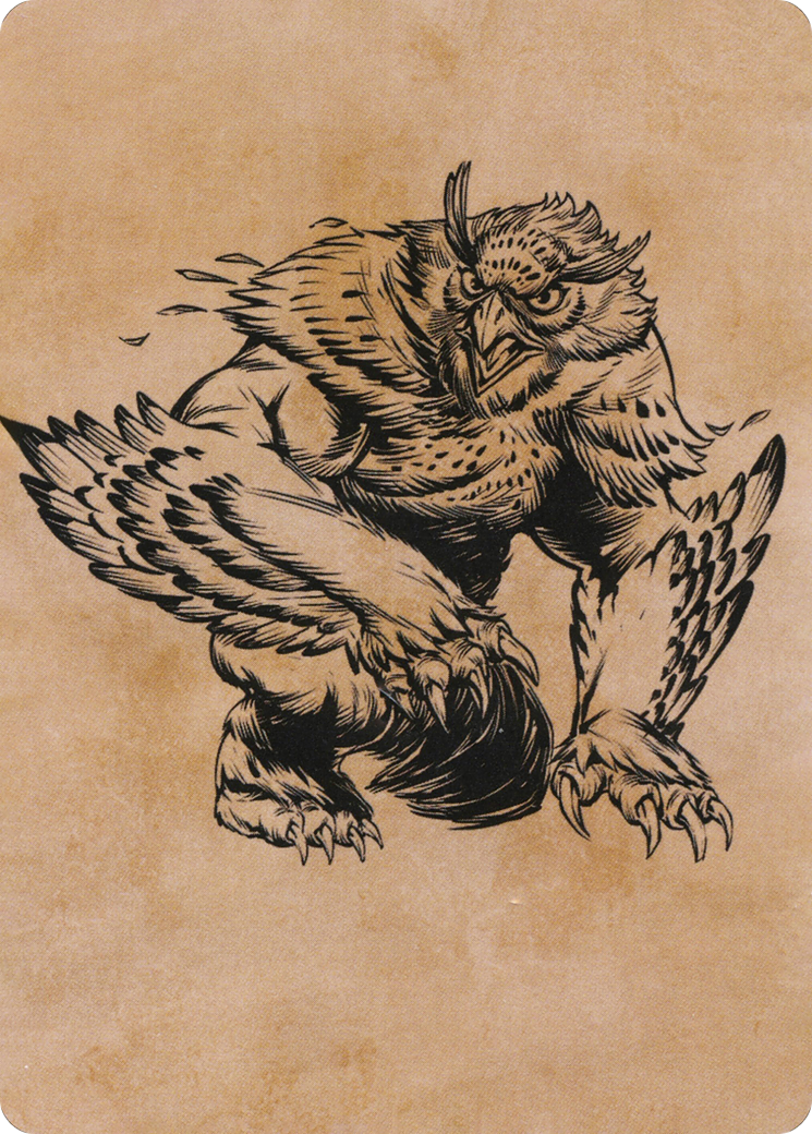Owlbear // Owlbear  [Adventures in the Forgotten Realms Art Series] (Borderless)