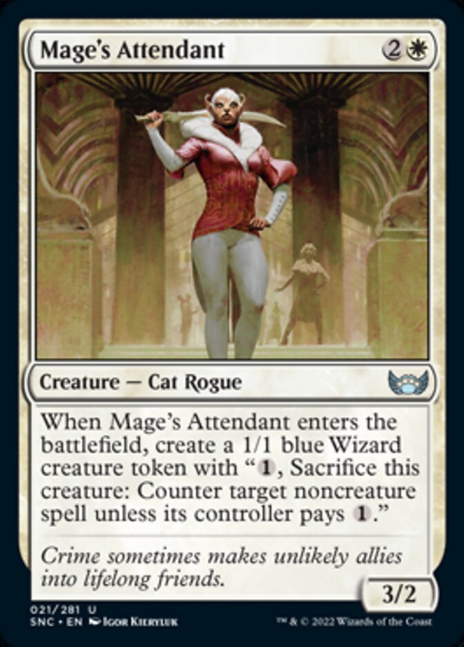 Mage's Attendant [Streets of New Capenna] Foil