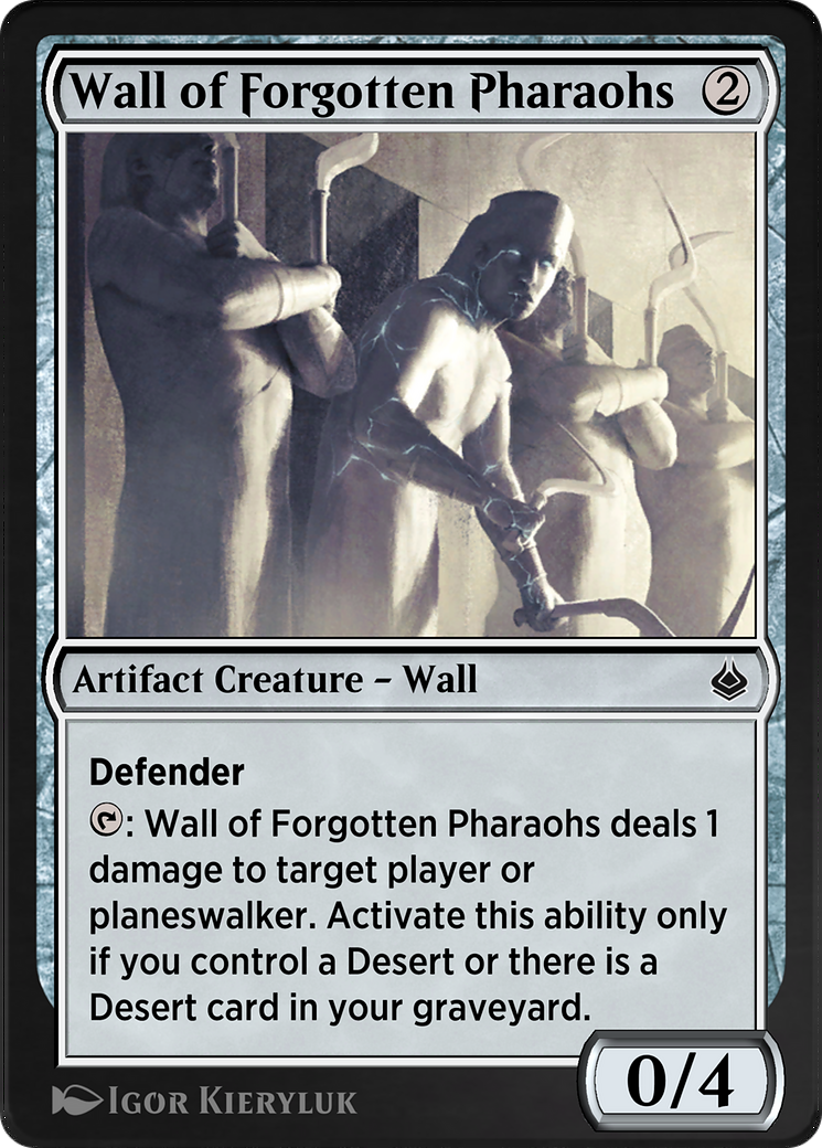 Wall of Forgotten Pharaohs  [Amonkhet Remastered]