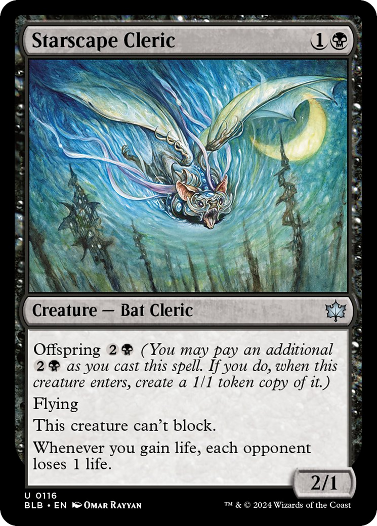 Starscape Cleric [Bloomburrow] Foil