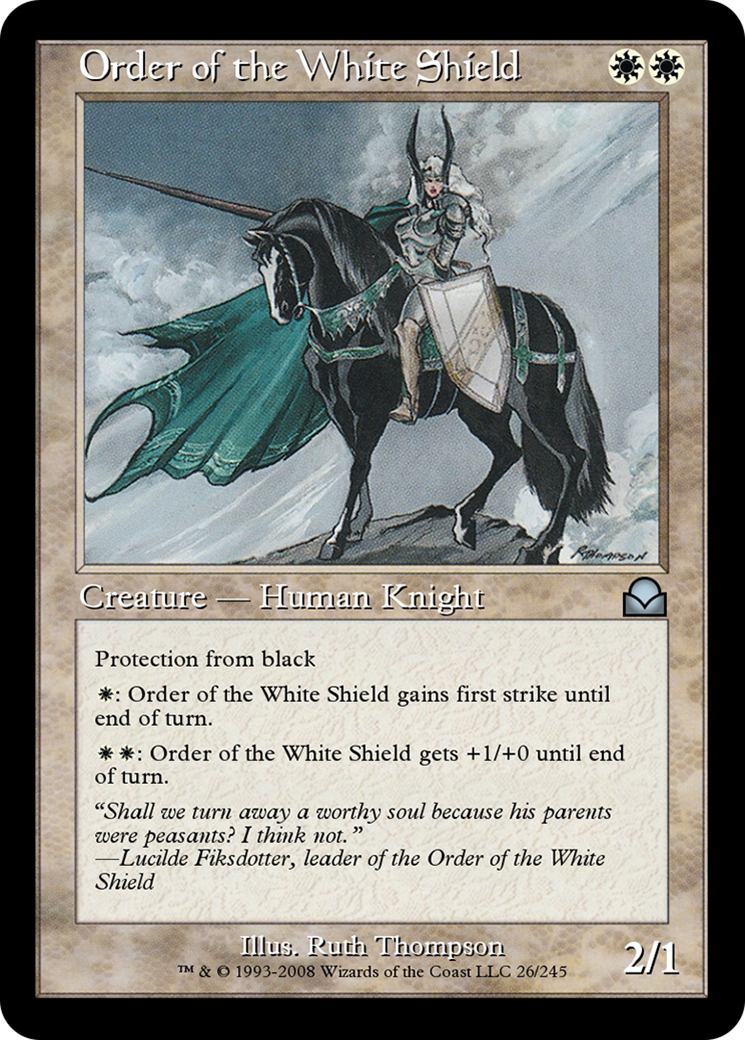 Order of the White Shield  [Masters Edition II]