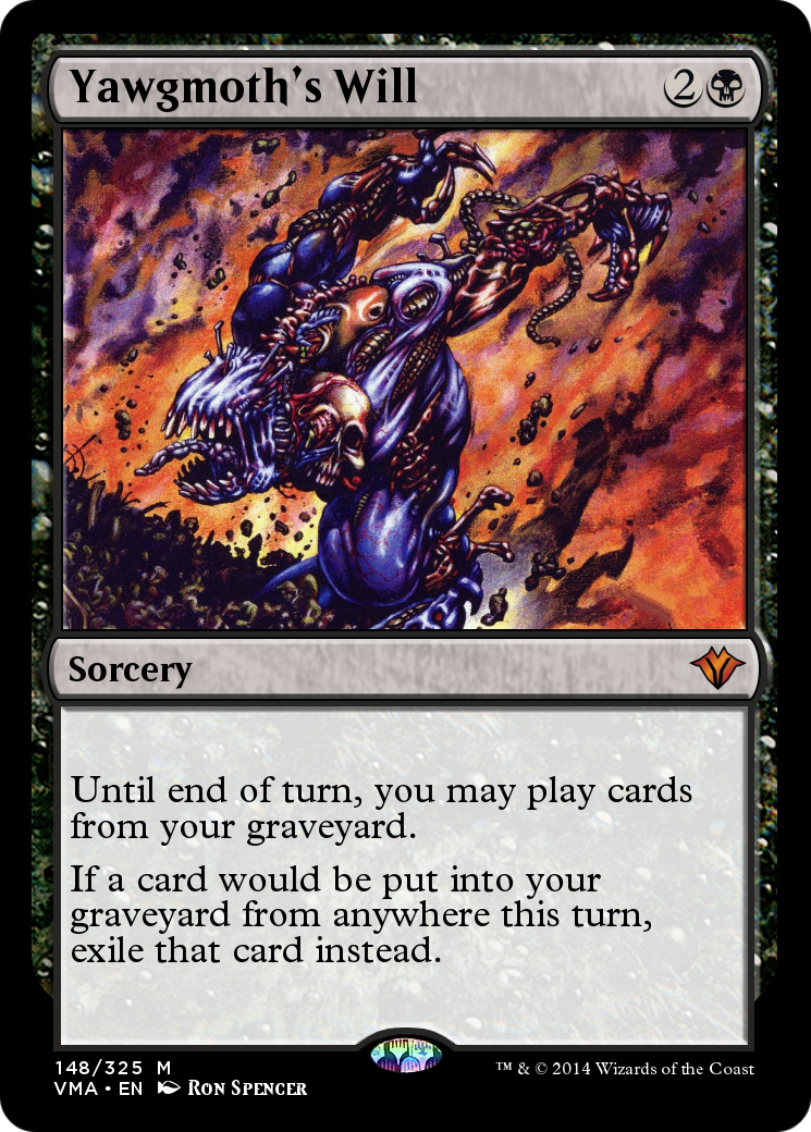 Yawgmoth's Will  [Vintage Masters] Foil