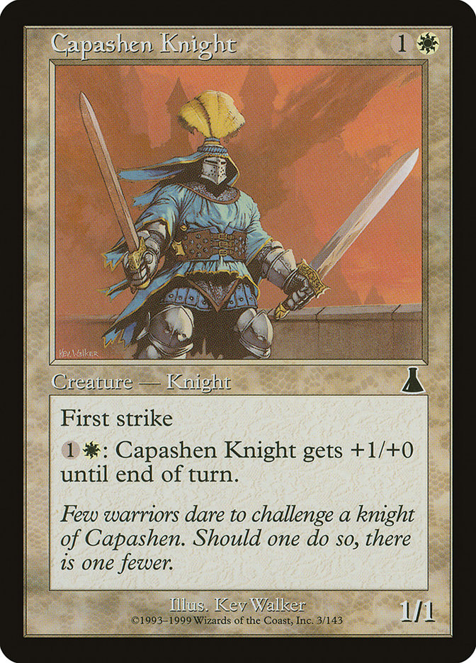 Capashen Knight [Urza's Destiny] Foil