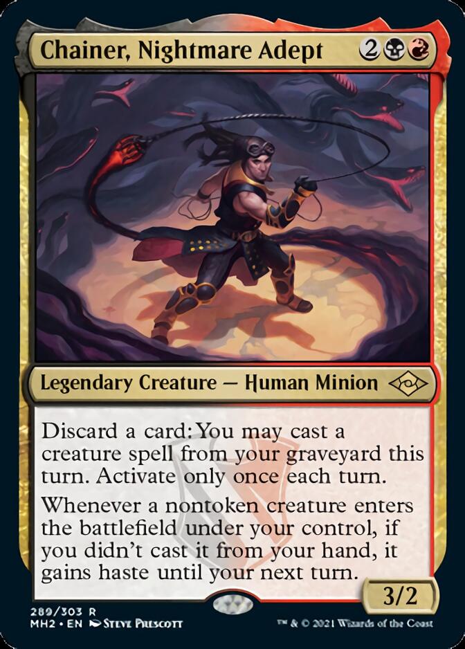 Chainer, Nightmare Adept [Modern Horizons 2] Foil