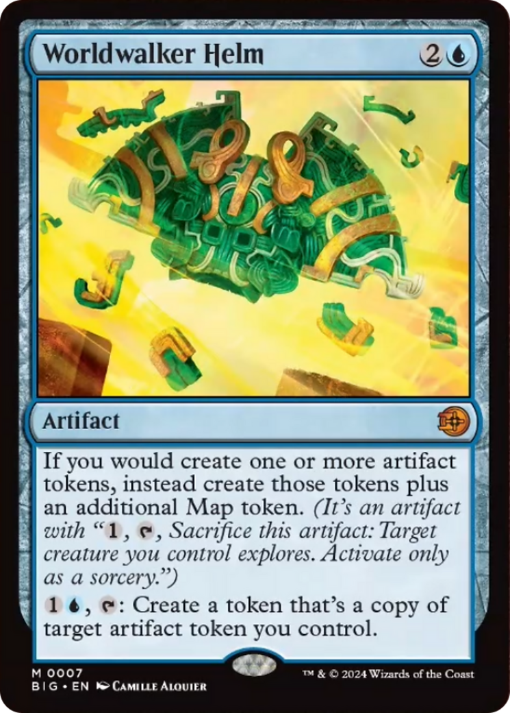 Worldwalker Helm [Outlaws of Thunder Junction: The Big Score] Foil