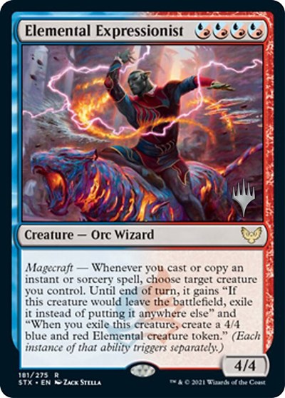 Elemental Expressionist (Promo Pack) [Strixhaven: School of Mages Promos] Foil