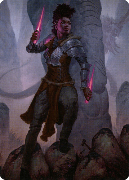 Kaya the Inexorable // Kaya the Inexorable  [Art Series: Kaldheim] (Borderless) Foil