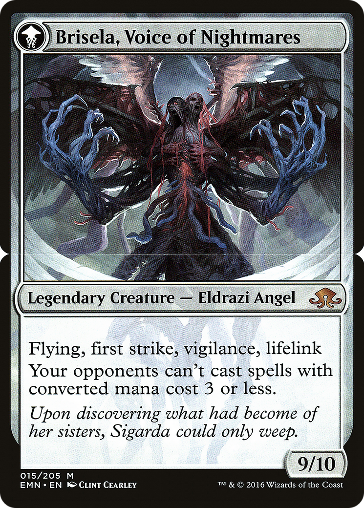 Brisela, Voice of Nightmares  [Eldritch Moon Promos]: (mooneldrazidfc) Foil
