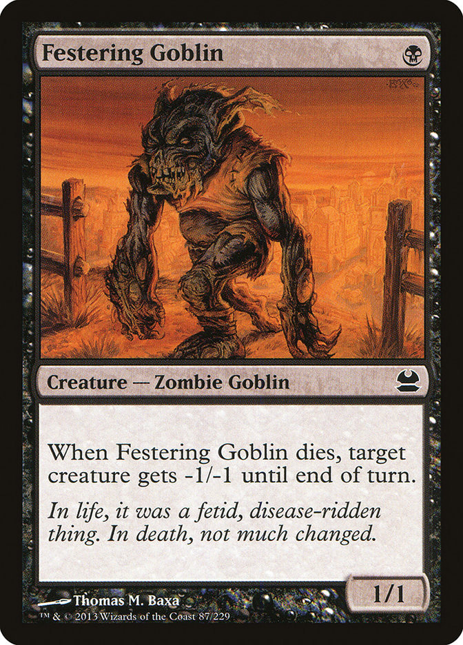 Festering Goblin [Modern Masters] Foil