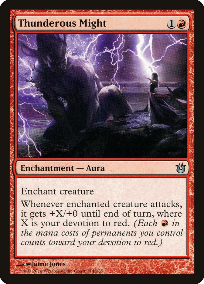 Thunderous Might [Born of the Gods] Foil