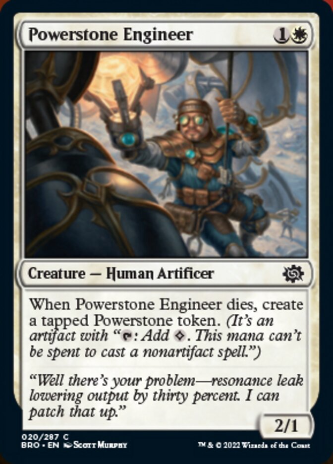 Powerstone Engineer [The Brothers' War] Foil