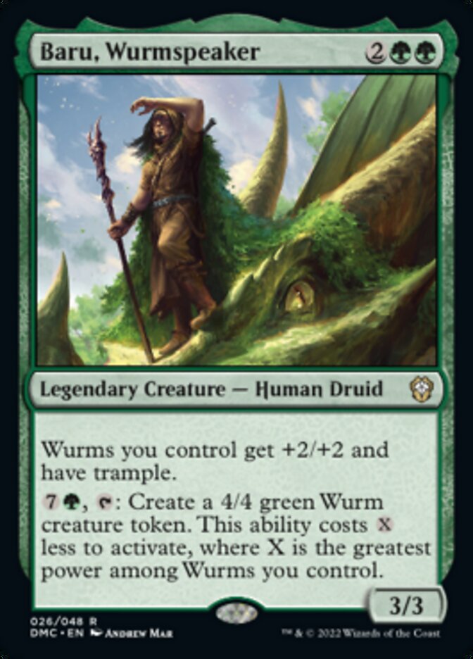 Baru, Wurmspeaker [Dominaria United Commander] Foil
