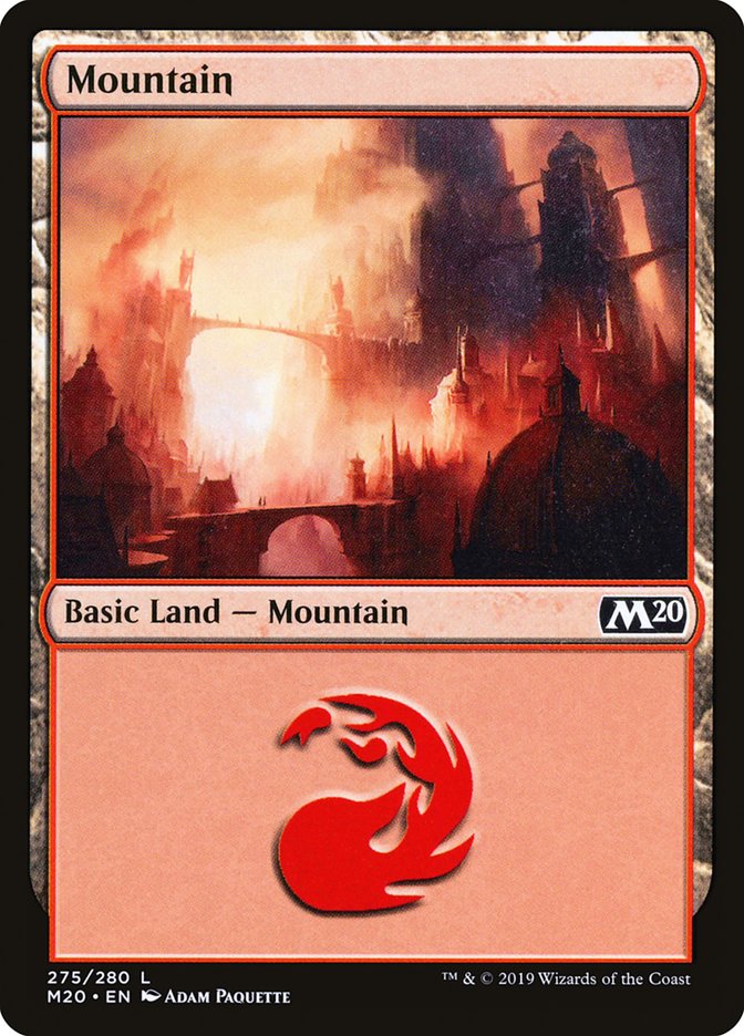 Mountain (275) [Core Set 2020] Foil