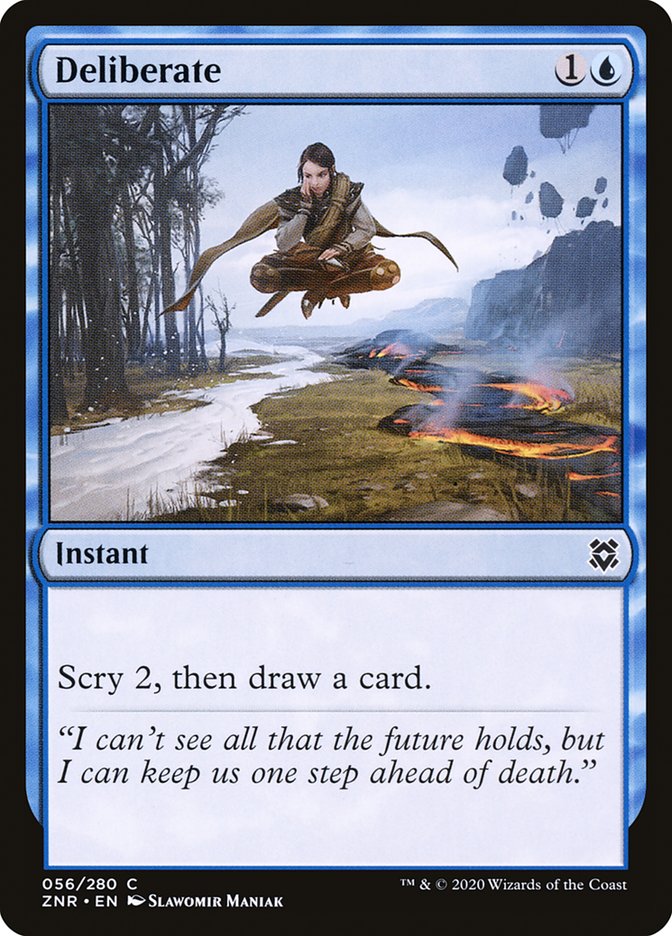 Deliberate [Zendikar Rising] Foil