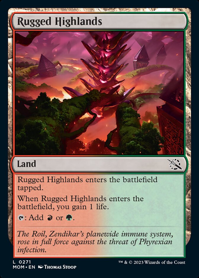 Rugged Highlands [March of the Machine] Foil