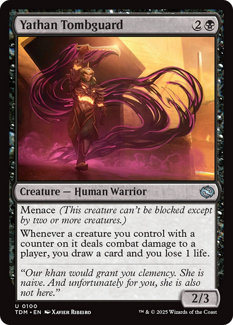Yathan Tombguard [Tarkir: Dragonstorm] Foil