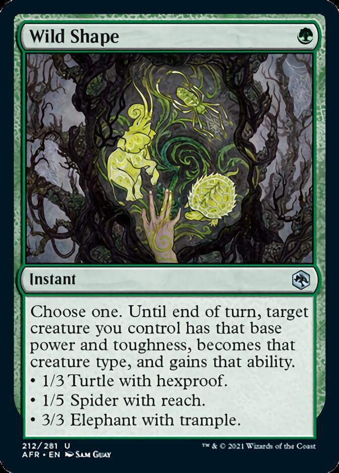 Wild Shape [Dungeons & Dragons: Adventures in the Forgotten Realms] Foil