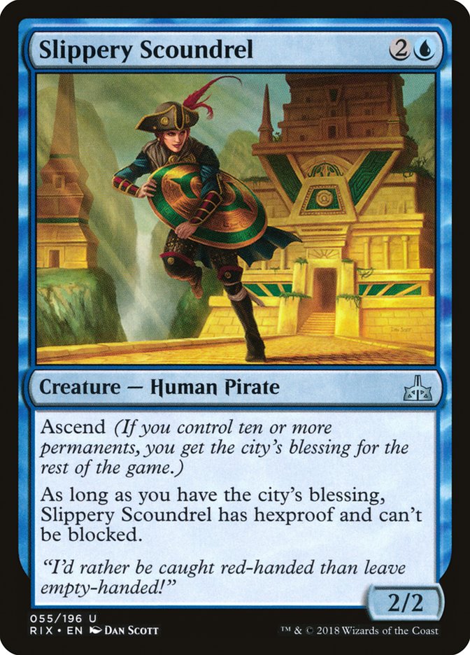 Slippery Scoundrel [Rivals of Ixalan] Foil