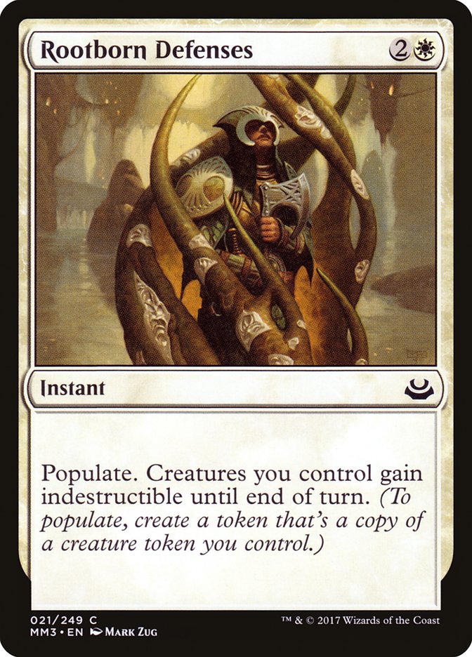 Rootborn Defenses [Modern Masters 2017] Foil
