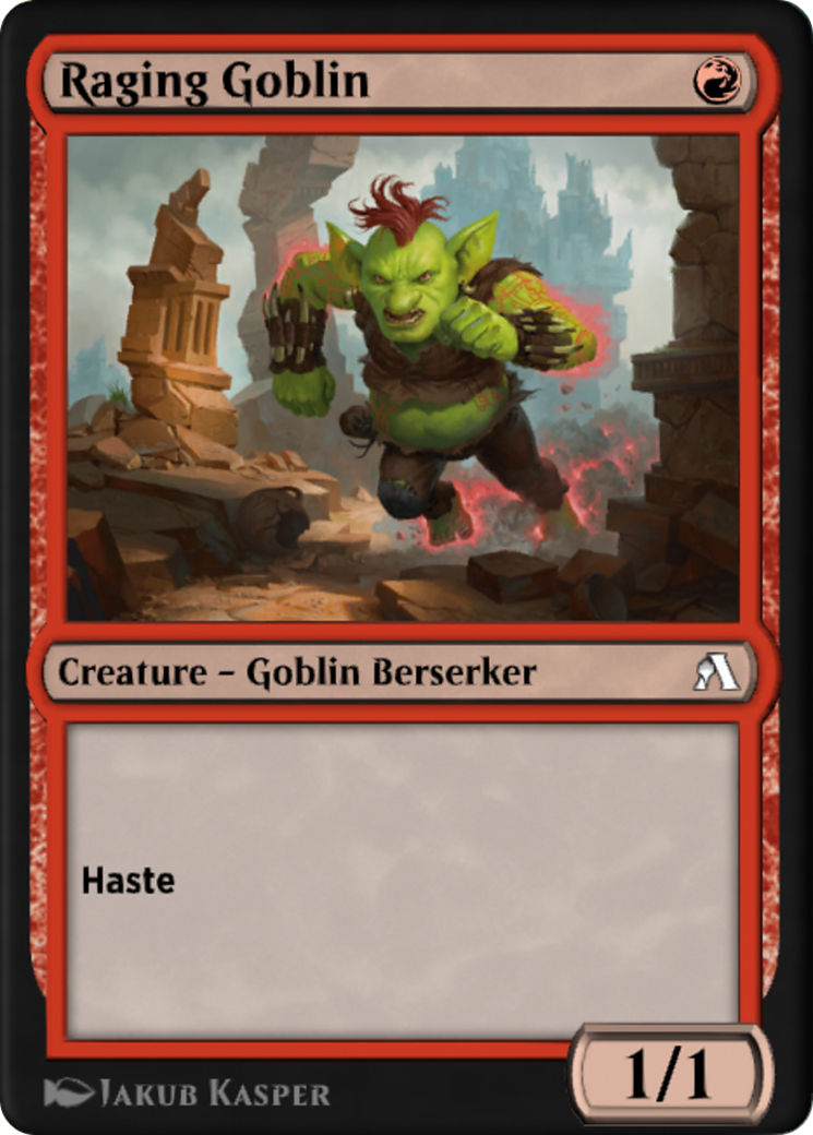 Raging Goblin  [Arena New Player Experience Cards]