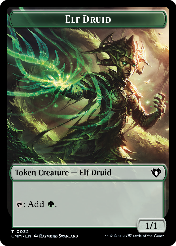 Elf Druid  [Commander Masters Tokens]