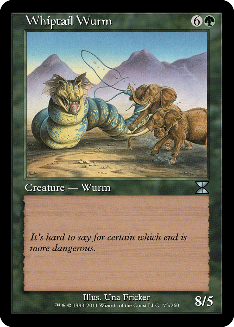 Whiptail Wurm  [Masters Edition IV] Foil